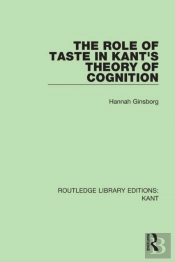 Role Of Taste In Kant'S Theory Of Cognition