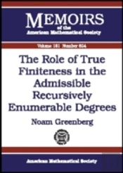 Role Of True Finiteness In The Admissible Recursively Enumerable Degrees