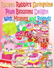 Rolleen Rabbit'S Springtime Plum Blossoms Delight With Mommy And Friends