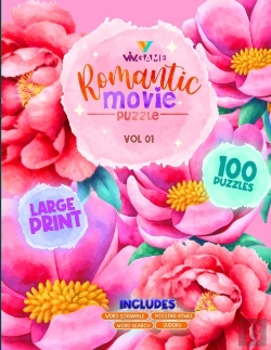 Bertrand.pt - Romantic Movie Puzzle Volume 1 Includes Word Search Sudoku Word Scramble Missing Vowel