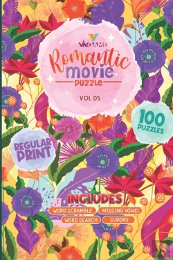 Bertrand.pt - Romantic Movie Puzzle Volume 5 Includes Word Search Sudoku Word Scramble Missing Vowel
