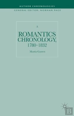 Bertrand.pt - Romantics Chronology, 1780-1832