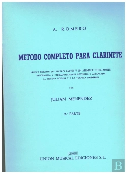 Bertrand.pt - Romero Metodo Completo Para Clarinete (Menendez)