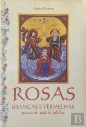 Rosas brancas e vermelhas