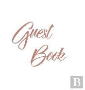 Rose Gold Guest Book, Weddings, Annivers