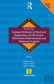 Routledge German Dictionary Of Electrical Engineering And Electronics Worterbuch Elektrotechnik And Elektronik Englisch