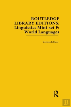 Bertrand.pt - Routledge Library Editions: Linguistics Mini-Set F: World Languages