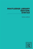 Routledge Library Editions: Syntax