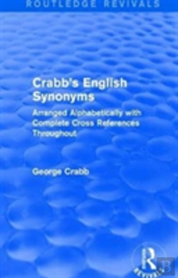 Bertrand.pt - Routledge Revivals: Crabb'S English Synonyms (1916)