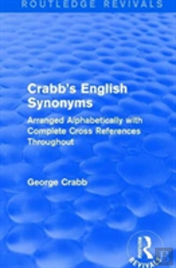 Bertrand.pt - Routledge Revivals: Crabb'S English Synonyms (1916)