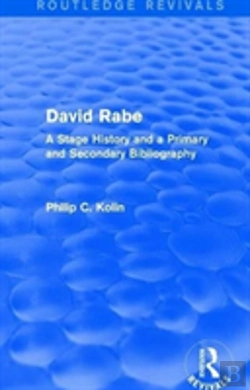 Bertrand.pt - Routledge Revivals: David Rabe (1988)