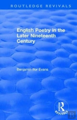 Bertrand.pt - Routledge Revivals: English Poetry In The Later Nineteenth Century (1933)