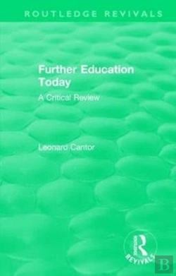 Bertrand.pt - Routledge Revivals: Further Education Today (1979)