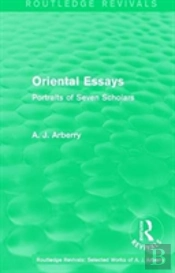 Routledge Revivals: Oriental Essays (1960)