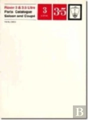 Rover 3 And 3.5 Litre Parts Catalogue