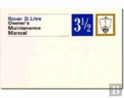 Bertrand.pt - Rover 3.5 Litre Owners Maintenance Manual P5