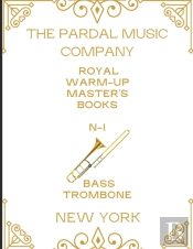 Royal Warm-Up Master'S Books Bass Trombone N-1
