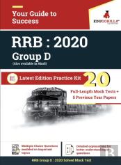 Rrb Group D 2020 - 20 Mock Tests + 5 Pyp For Complete Preparation