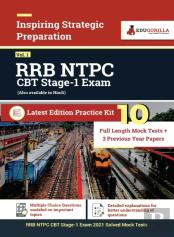Rrb Ntpc Cbt Stage-1 Exam 2021 Vol. 1 10 Mock Test + 3 Previous Year Papers