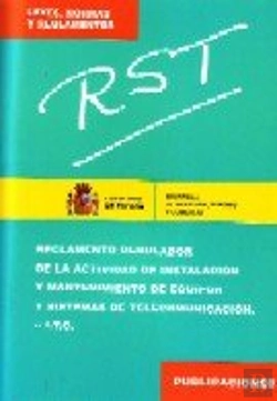 Bertrand.pt - Rst : Reglamento Regulador De La Actividad De Instalación Y Mantenimiento De Equipos Y Sistemas De T