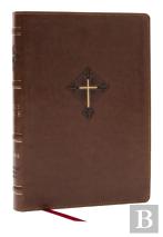 Rsv2ce, Thinline Large Print Catholic Bible, Brown Leathersoft, Comfort Print
