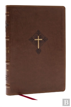 Bertrand.pt - Rsv2ce, Thinline Large Print Catholic Bible, Brown Leathersoft, Comfort Print