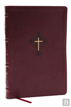 Bertrand.pt - Rsv2ce, Thinline Large Print Catholic Bible, Crimson Leathersoft, Comfort Print
