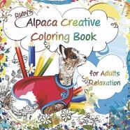 Ruby'S Alpaca Creative Coloring Book For Adults Relaxation