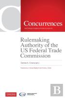 Rulemaking Authority Of The Us Federal Trade Commission