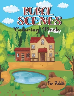 Bertrand.pt - Rural Scenes Coloring Book For Adults