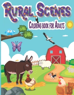 Bertrand.pt - Rural Scenes Coloring Book For Adults