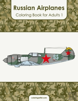 Bertrand.pt - Russian Airplanes Coloring Book For Adults 1