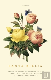 Rvr60, Santa Biblia, Premio Y Regalo, Letra Grande, Tapa Dura, Floral, Palabras De Jesus En Rojo, Comfort Print