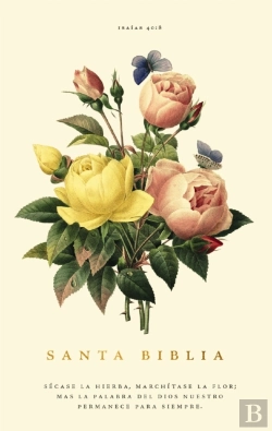 Bertrand.pt - Rvr60, Santa Biblia, Premio Y Regalo, Letra Grande, Tapa Dura, Floral, Palabras De Jesus En Rojo, Comfort Print