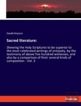 Sacred Literature