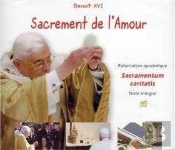 Sacrement De L Amour Sacramentum Caritatis Cd