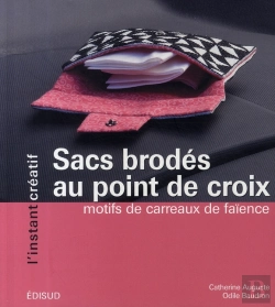 Bertrand.pt - Sacs Brodés Au Point De Croix ; Motifs De Carreaux De Faïence
