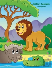 Safari Animals Coloring Book 2