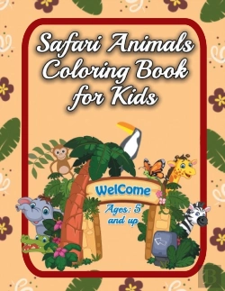 Bertrand.pt - Safari Animals Coloring Book For Kids Ages 5 And Up
