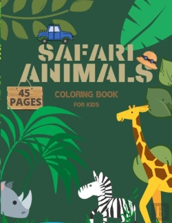 Bertrand.pt - Safari Animals Coloring Book For Kids