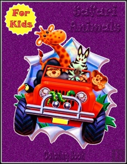 Bertrand.pt - Safari Animals Coloring Book For Kids