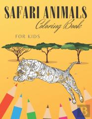 Safari Animals Coloring Book For Kids