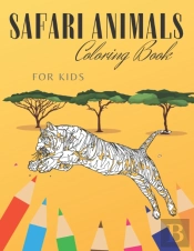Safari Animals Coloring Book For Kids