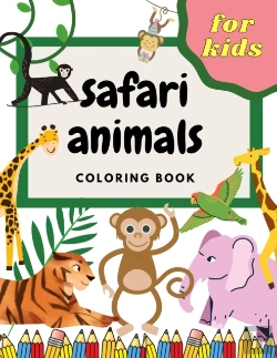 Bertrand.pt - Safari Animals Coloring Book For Kids