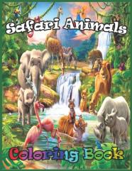 Safari Animals Coloring Book