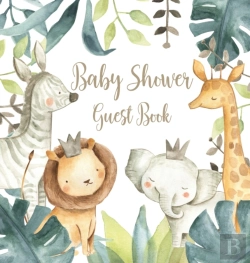 Bertrand.pt - Safari Baby Shower Guest Book (Hardcover)