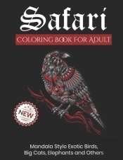 Safari Coloring Book For Adults