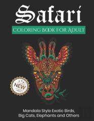 Safari Coloring Book For Adults