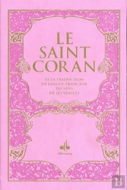Bertrand.pt - Saint Coran (14 X 19 Cm) - Bilingue (Fr/Ar) - Couverture Daim Rose