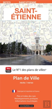 Saint-Etienne : Plan De Ville (Édition 2023)